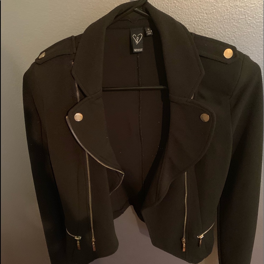 cropped blazer